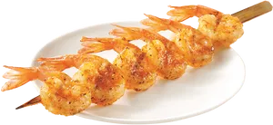 Grilled Shrimp Skewers PNG image