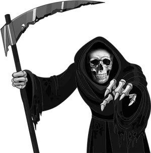 Grim Reaper Cartoon Haunted House Theme