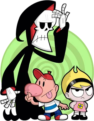 Grim Reaper Cartoon Network Characters PNG image