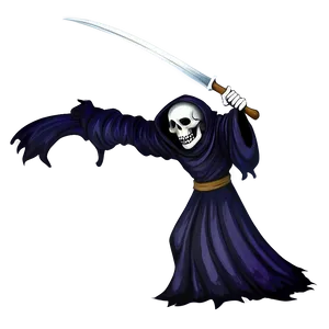 Grim Reaper In Battle Png 05062024 PNG image