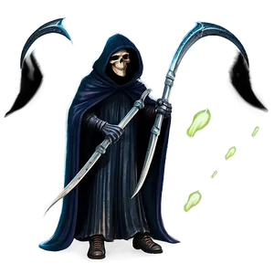 Grim Reaper In Cloak Png 17 PNG image