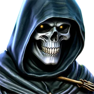 Grim Reaper In Cloak Png Ndd PNG image