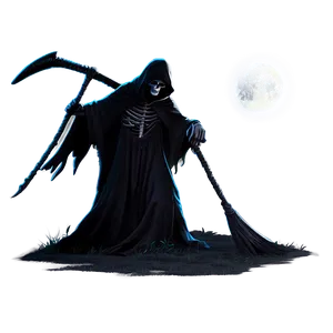 Grim Reaper In Moonlight Png 73 PNG image