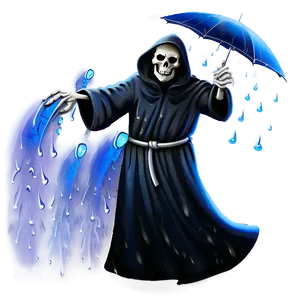 Grim Reaper In Rain Png Ikd69 PNG image