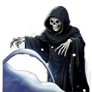 Grim Reaper In Snow Png 39 PNG image