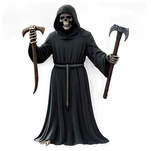 Grim Reaper With Axe Png 05062024 PNG image