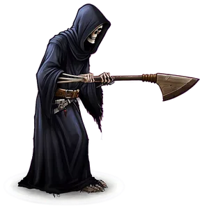 Grim Reaper With Axe Png Ert53 PNG image