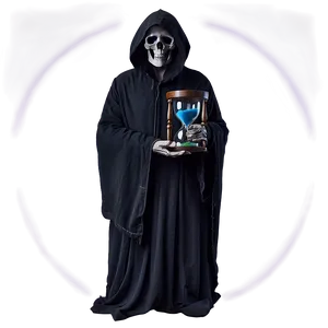 Grim Reaper With Hourglass Png Jqs2 PNG image
