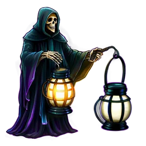 Grim Reaper With Lantern Png Qnx PNG image