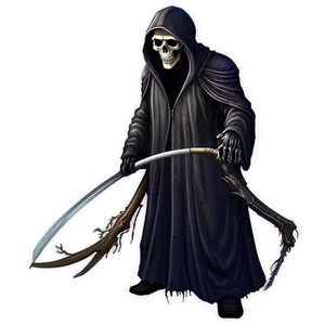 Grim Reaper With Scythe Png 20 PNG image