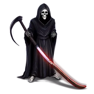 Grim Reaper With Scythe Png 37 PNG image