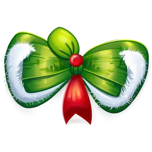 Grinch Christmas Bow PNG Ein56 PNG