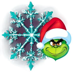 Grinch Christmas Snowflake Png 33 PNG image