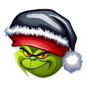 Grinch Christmas Sticker Png Kqd96 PNG image