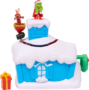Grinchand Max Christmas Toy PNG image
