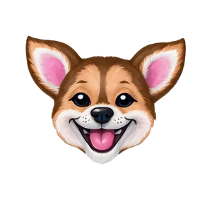 Grinning Small Dog Emoji PNG Nlp