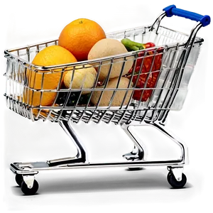 Grocery Cart A PNG image