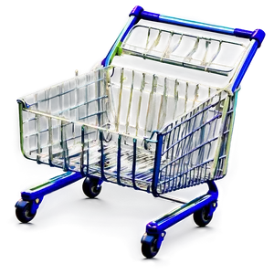 Grocery Cart D PNG image