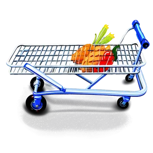 Grocery Cart Front View PNG Hnb78 PNG