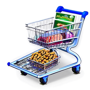 Grocery Cart In Store PNG 36