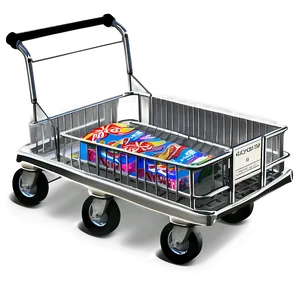 Grocery Cart Isolated Png 06282024 PNG image