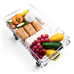 Grocery Cart Top View PNG 57 PNG