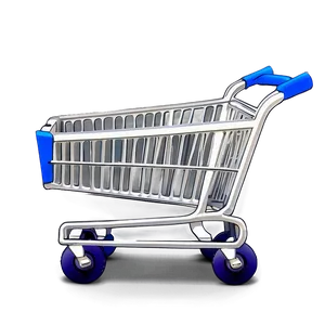 Grocery Cart With Boxes PNG Kry86 PNG