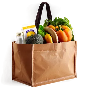 Grocery Shopping Bag PNG 06132024