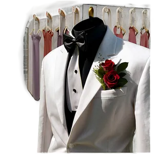Groom's Wedding Tuxedo PNG Usc24