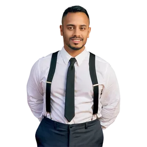 Groomsmen Suspenders PNG 91