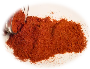 Ground Paprika Spice Pile PNG