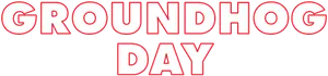 Groundhog Day Text Banner PNG image
