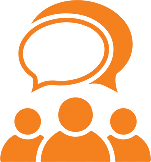 Group Communication Concept PNG image
