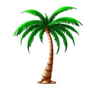 Group Of Cartoon Palm Trees PNG 06212024 PNG