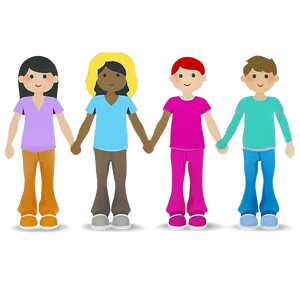 Group Of People Holding Hands PNG Jqo PNG