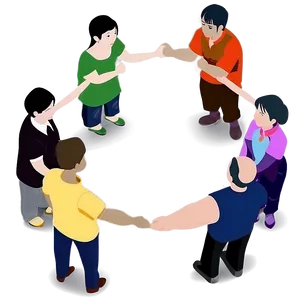 Group Of People In Circle PNG Xpa PNG