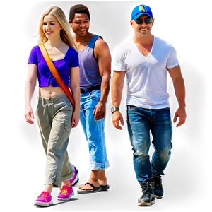 Group Of People Walking PNG Wjy72 PNG
