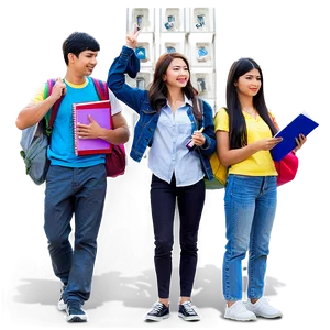 Group Of Students PNG Nqc4 PNG