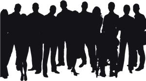 Group Silhouette Profile PNG image