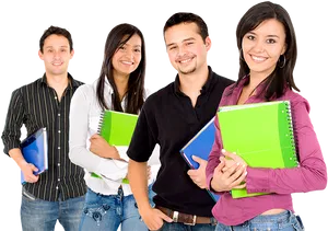 Groupof Students Posing PNG image