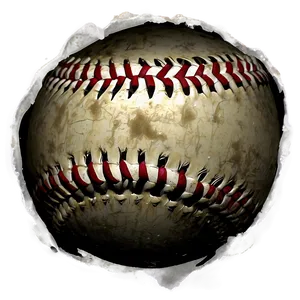 Grunge Baseball Illustration Png 06282024 PNG image