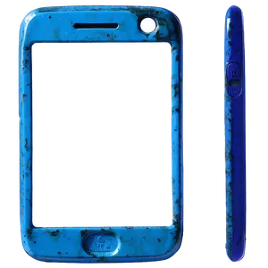 Grunge Cell Phone Frame PNG 31 PNG