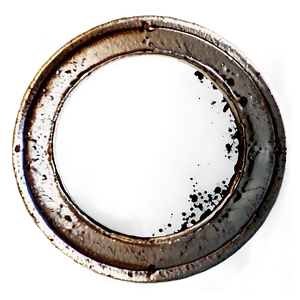 Grunge Circle Frame PNG 06122024