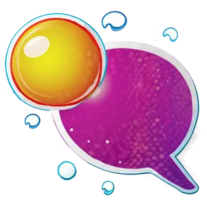 Grunge Comic Bubbles PNG 60 PNG