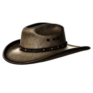 Grunge Cowboy Hat Transparent PNG 05262024 PNG