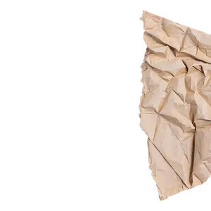 Grunge Crumpled Paper PNG 05242024