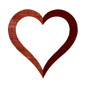 Grunge Heart Vector PNG 06132024 PNG