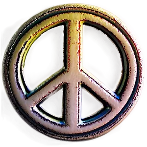 Grunge Peace Symbol PNG 95 PNG