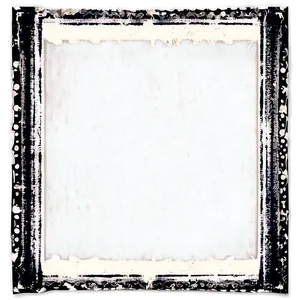 Grunge Photo Border PNG 06262024