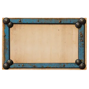 Grunge Photo Border PNG 06262024